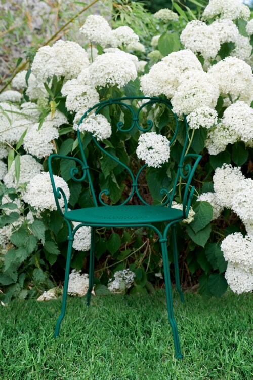 Fermob 1900 tuinstoel met armleuning-Cotton white