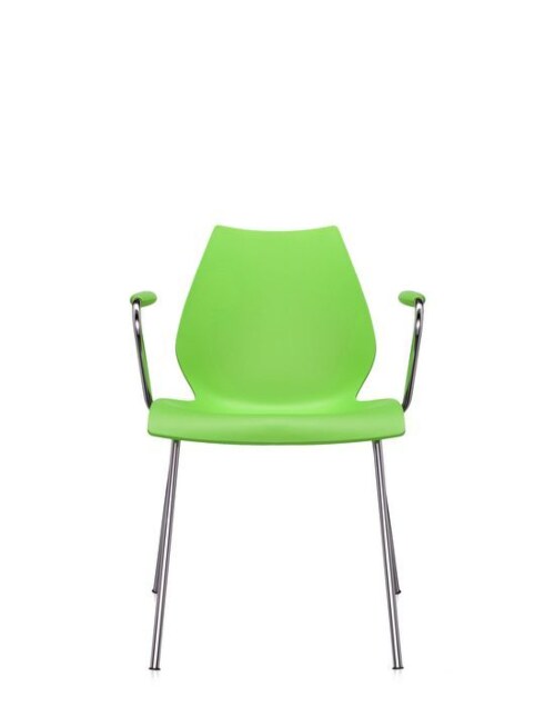 Kartell Maui stoel-Met armleuning-Groen