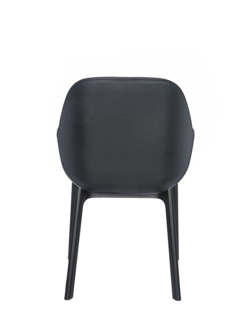 Kartell Clap PVC stoel-Donker grijs-Zwart