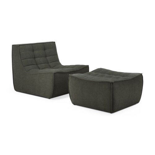 Ethnicraft N701 Sofa fauteuil-Moss