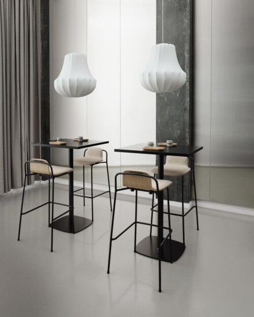 Normann Copenhagen Studio barkruk-Light grey-Zithoogte 65 cm