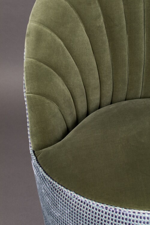 Dutchbone Madison lounge chair-Olive