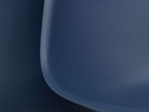 Vitra Eames DSW stoel met donker esdoorn onderstel-Zee blauw