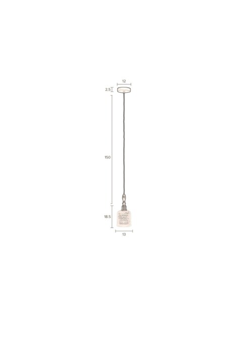 Dutchbone Poppy hanglamp-Lang