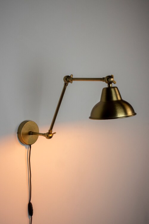 vanHarte Xavi wandlamp-Brass