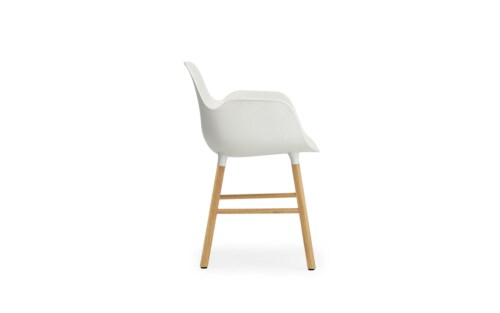 Normann Copenhagen stoel Form armchair eiken-Wit