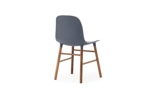 Normann Copenhagen Form Chair stoel noten-Blauw