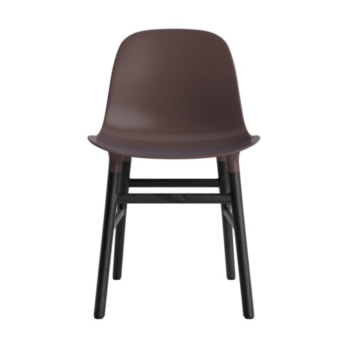 Normann Copenhagen Form Chair stoel zwart eiken-Bruin