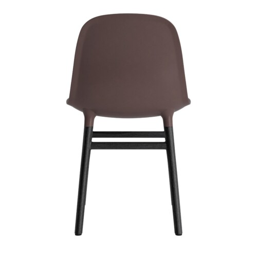 Normann Copenhagen Form Chair stoel zwart eiken-Bruin