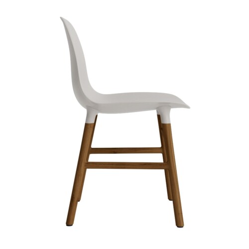 Normann Copenhagen Form Chair stoel noten-Warm grijs