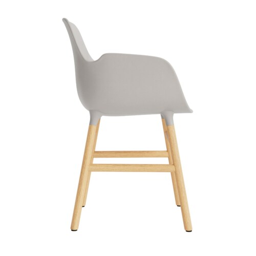 Normann Copenhagen Form armchair stoel eiken-Warm grijs