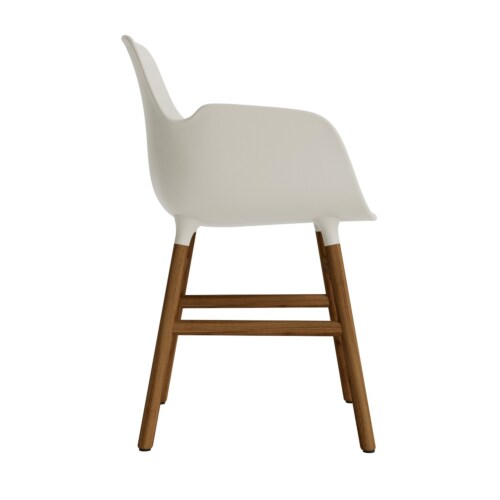 Normann Copenhagen Form armchair stoel noten-Licht grijs