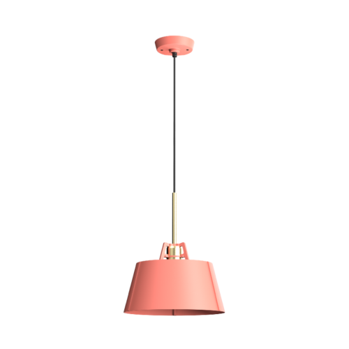 Tonone Bella hanglamp-Daybreak rose-Messing fitting