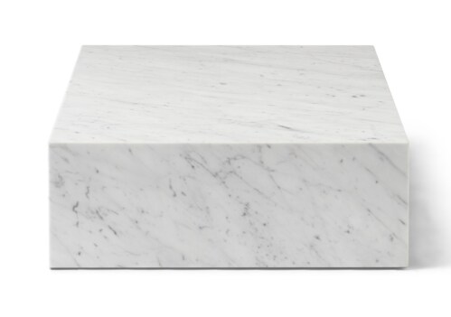 Audo Copenhagen Plinth Grand salontafel-White Carrara