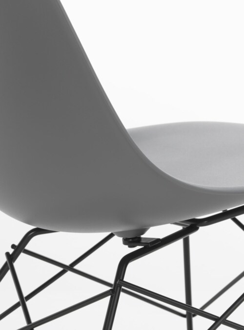 Vitra Eames LSR loungestoel met zwart onderstel-Citroen