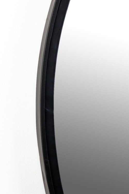 vanHarte Matz ovale spiegel-L-Black