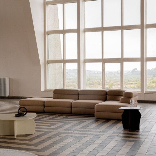 Studio HENK Layer sofabank-3,5 zits-Natural