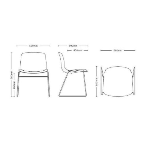 HAY About a Chair AAC08 wit onderstel stoel-Melange Cream