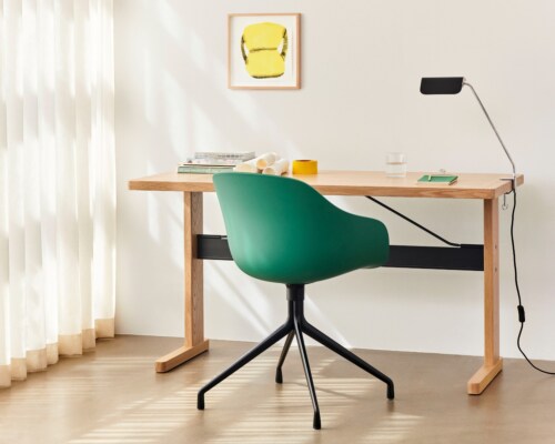 HAY Apex Desk Clip lamp-Emerald Green