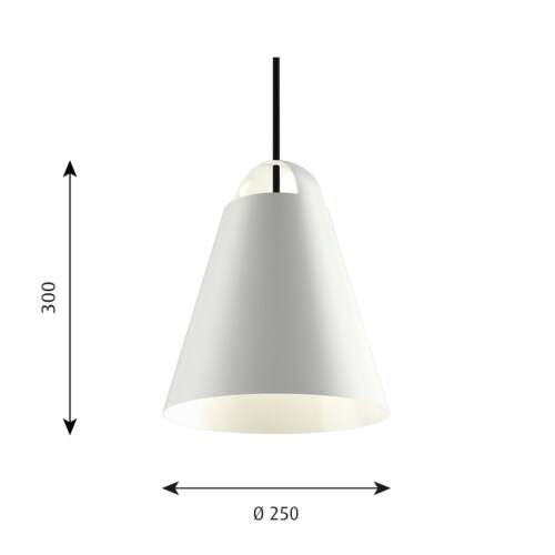 Louis Poulsen Above hanglamp-Wit-∅ 25 cm