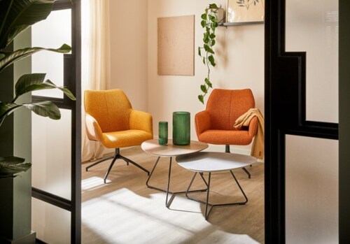 Bree's New World Kiq fauteuil-Stof/Oranje