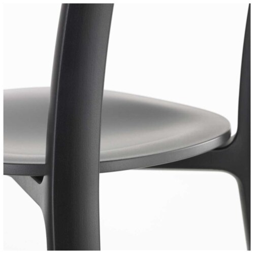 Vitra All Plastic stoel-Graphite grijs