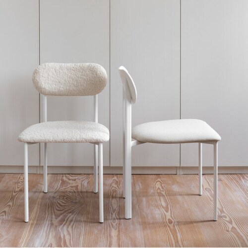 Studio HENK Oblique Chair bekleed wit frame-Cube Black 61