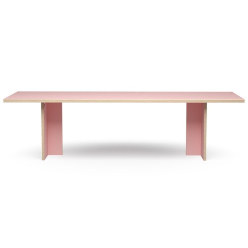 HKliving Eettafel - Rechthoekig-Pink - 280 cm