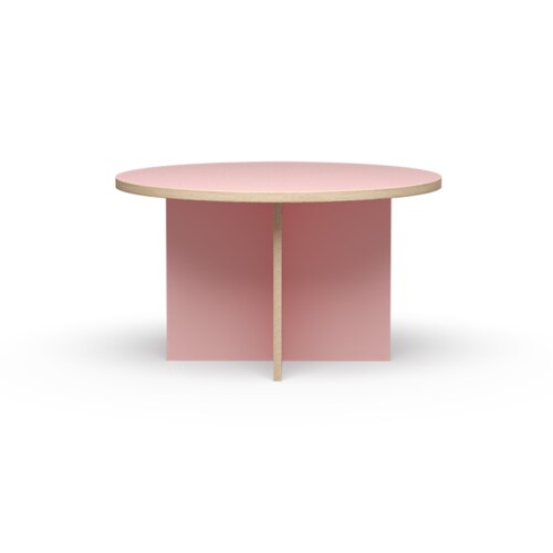 HKliving Eettafel Rond -Pink