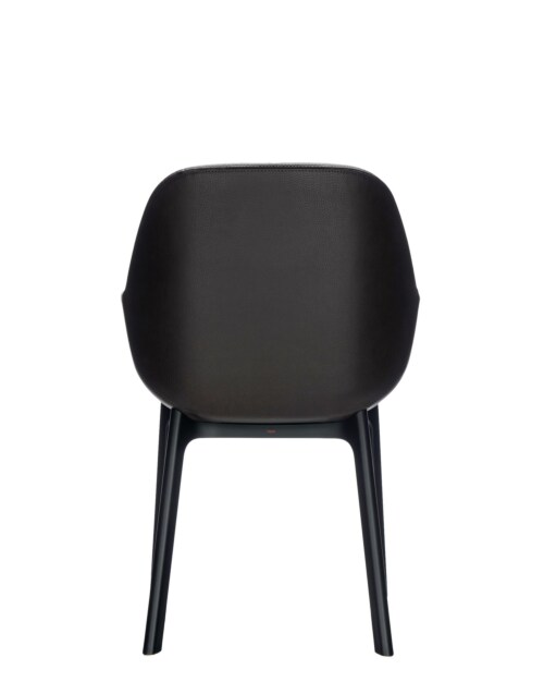 Kartell Clap PVC stoel-Bruin-Zwart