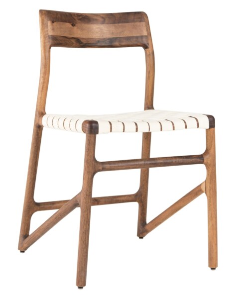 Gazzda Fawn Chair walnut stoel-White