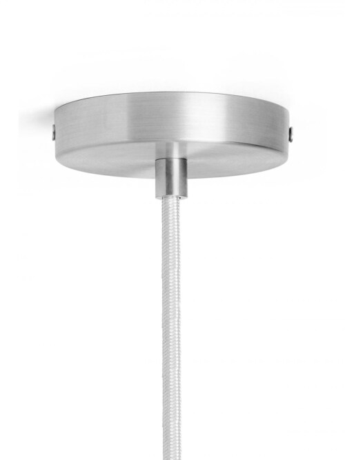 Ferm Living Vuelta hanglamp-White/Stainless Steel-Small