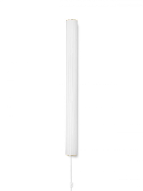 Ferm Living Vuelta wandlamp-White/Brass-Large