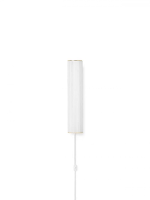 Ferm Living Vuelta wandlamp-White/Brass-Small