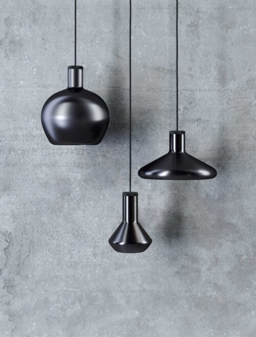 Diesel with Lodes Flask A hanglamp -Metallic black