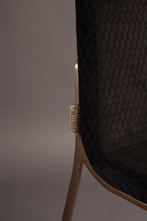 Dutchbone Flor Chair stoel-Zwart