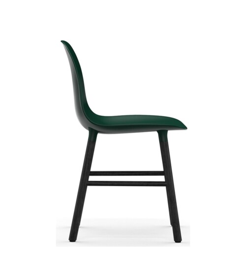 Normann Copenhagen Form Chair stoel zwart eiken-Groen