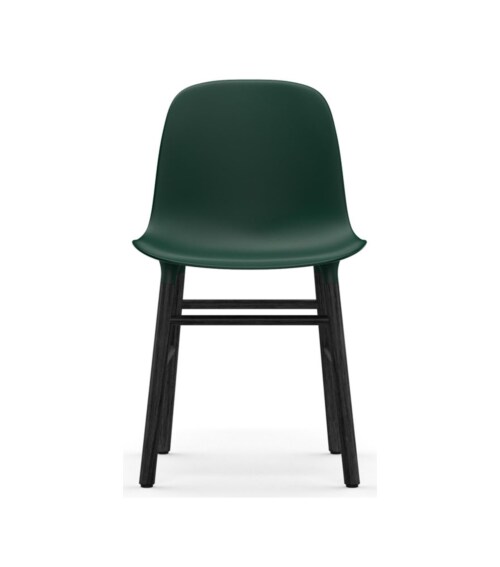 Normann Copenhagen Form Chair stoel zwart eiken-Groen