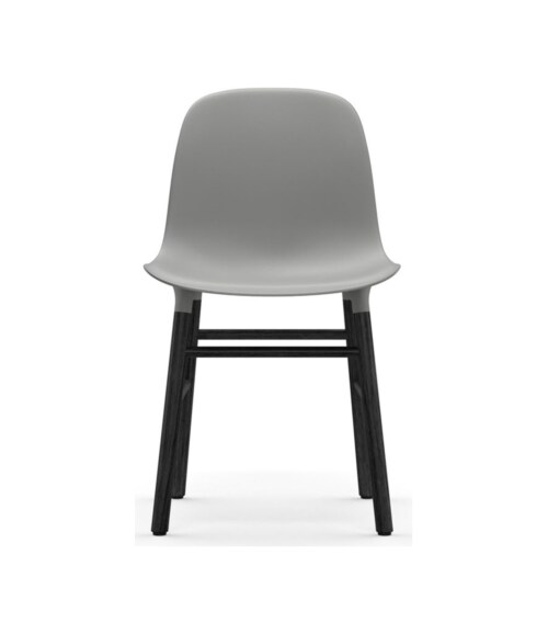 Normann Copenhagen Form Chair stoel zwart eiken-Grijs