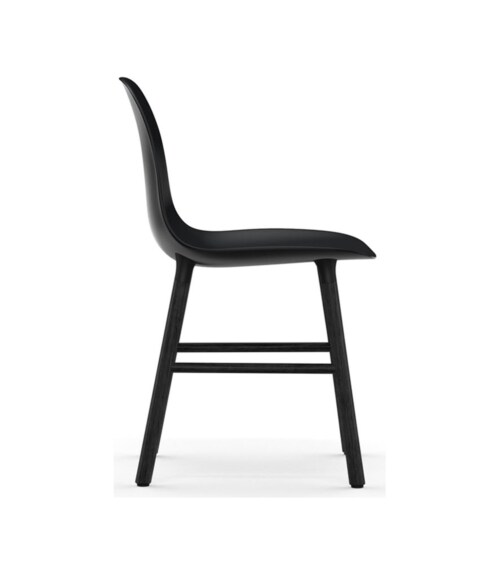 Normann Copenhagen Form Chair stoel zwart eiken-Zwart