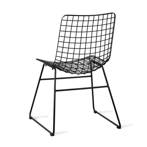 HKliving Wire stoel-Zwart