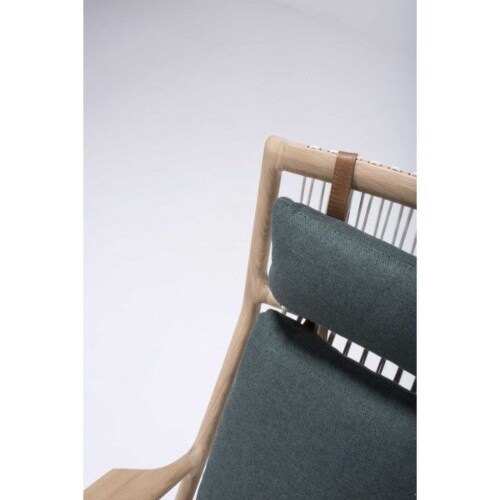 Gazzda Dedo Dakar leather Lounge chair stoel-Black 0500