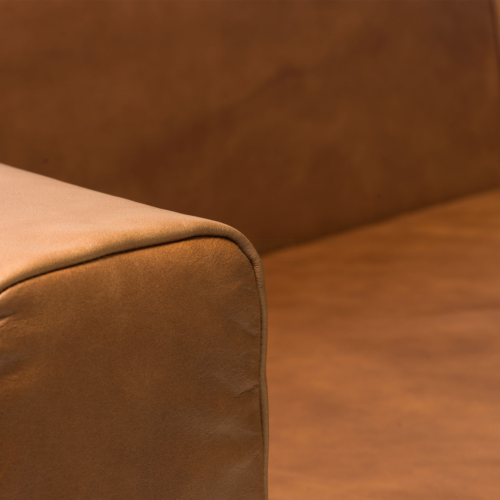 Gazzda Fawn Dakar Leather sofa 3 plus seater bank-Grey 1258