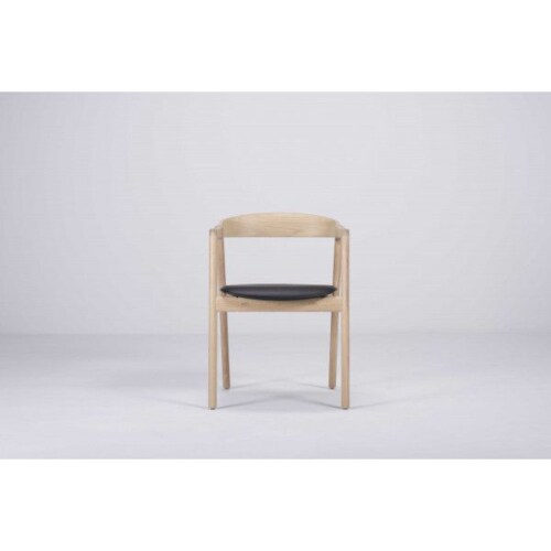 Gazzda Muna Dakar Leather Chair stoel-Stone 1436