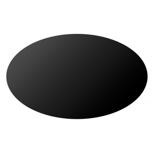 Kartell Glossy tafel-Zilver-zwart