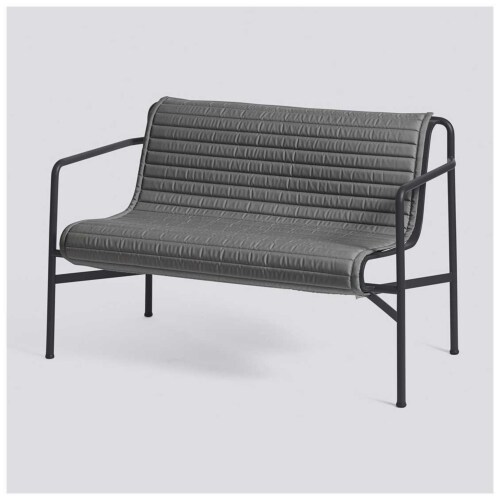 HAY Palissade Dining bench quilted kussen-Anthracite