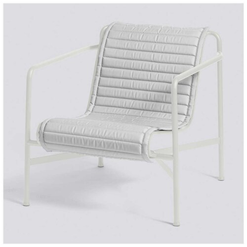 HAY Palissade Lounge chair low quilted kussen-Sky Grey