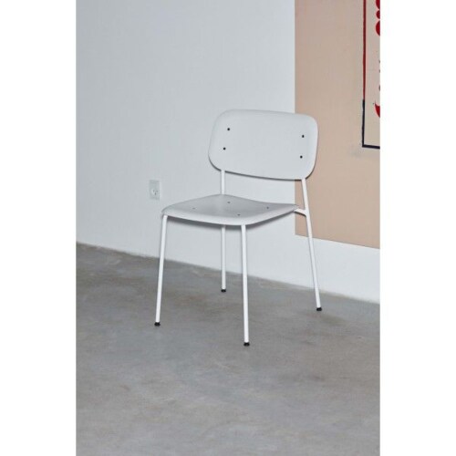 Hay Soft Edge 45 stoel met gepoedercoat onderstel-Wit