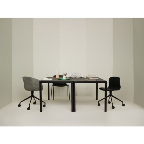 HAY T12 tafel-160x80 cm-Zwart
