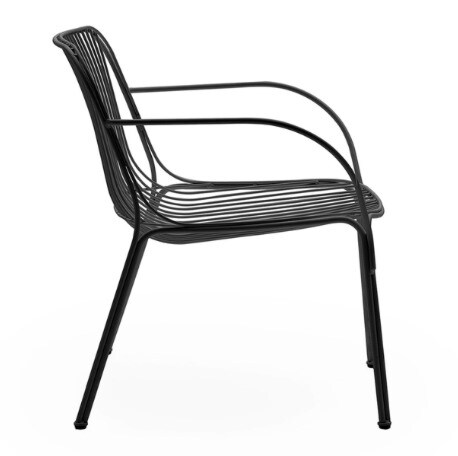 Kartell Hiray fauteuil outdoor-Zwart